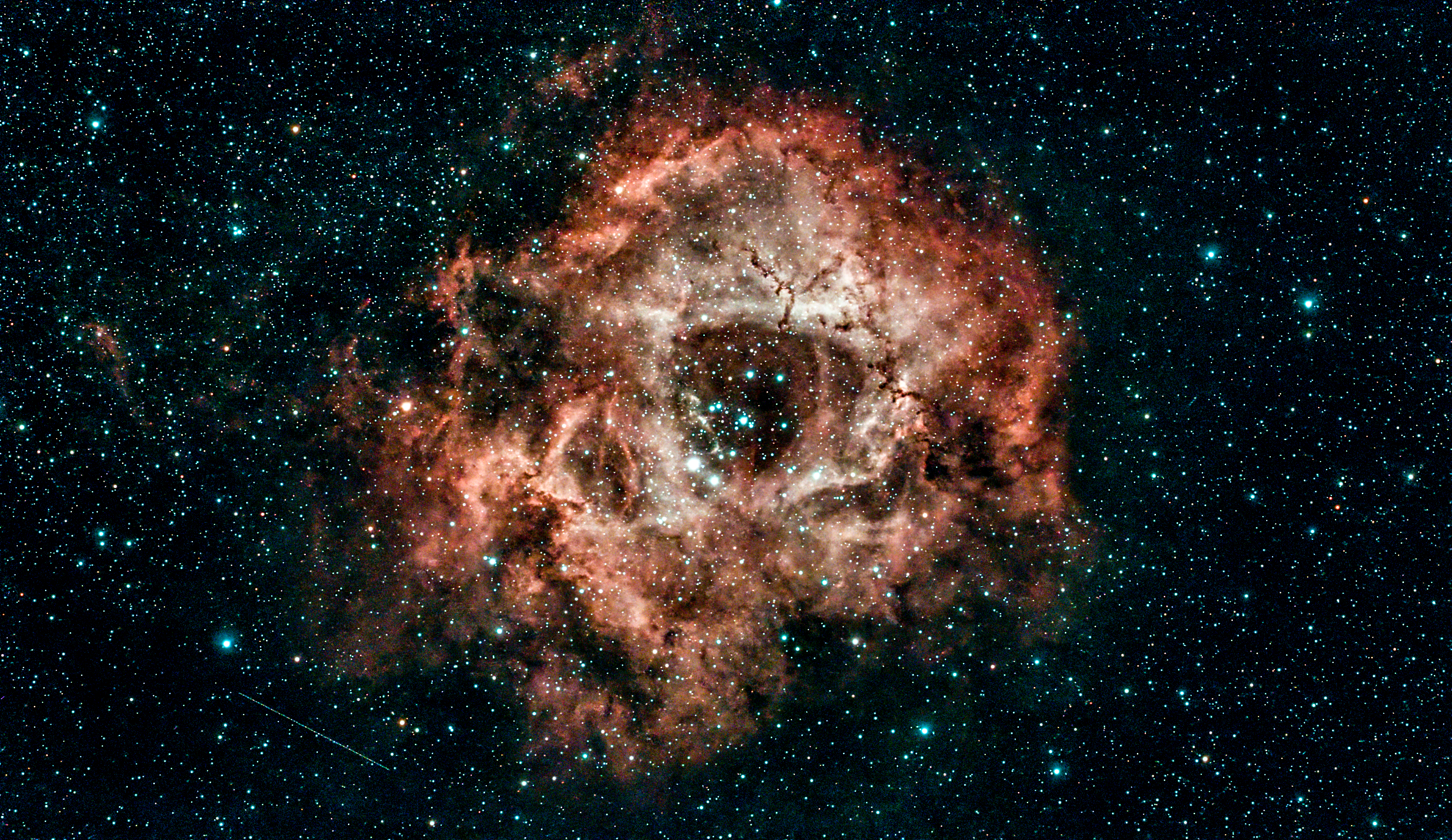 Rosette Nebula from Monaco — DWARF 3 EQ Duo-Band (60s, Gain 90)