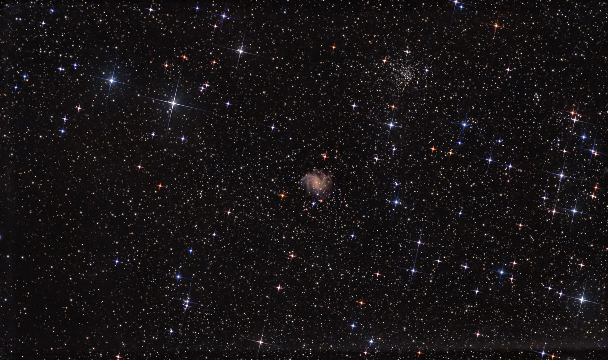 Fireworks Galaxy (NGC 6946) with a DWARF 3: Four Hours of Cosmic Fireworks for America’s 250th